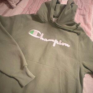Champion Sage Green Pullover Hoodie
